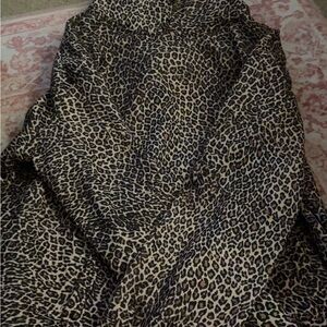 Leopard Print Coat